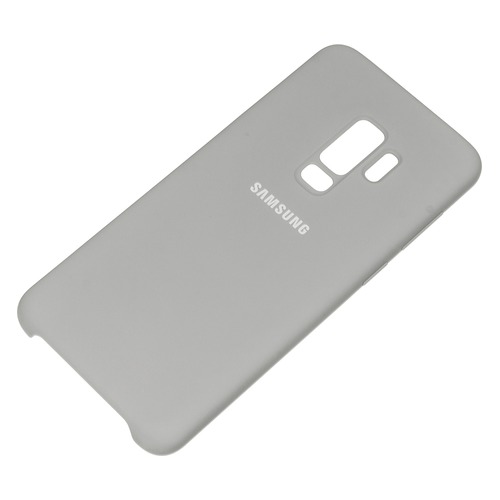 

Чехол (клип-кейс) SAMSUNG Silicone Cover, для Samsung Galaxy S9+, серый [ef-pg965tjegru]