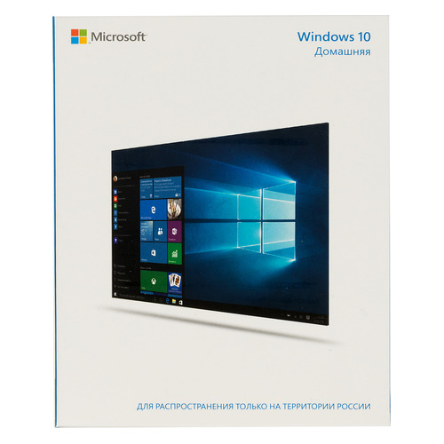 

Операционная система Microsoft Windows 10 Home 32/64 bit Rus Only USB RS (KW9-00500)