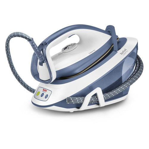 фото Паровая станция tefal sv7020e0, синий / белый