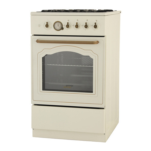 

Газовая плита GORENJE G51CLI, газовая духовка, бежевый
