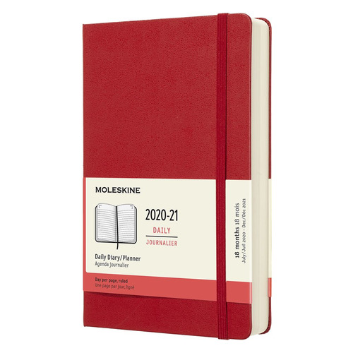 

Ежедневник MOLESKINE Academic датированный на 18 месяцев, 592стр, Красный