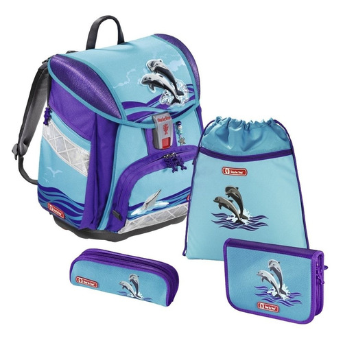 

Ранец Step By Step Touch2 Happy Dolphins 4 предмета, Happy Dolphins