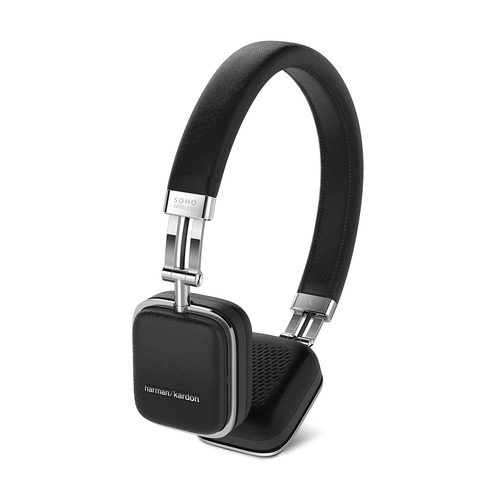 

Наушники с микрофоном HARMAN KARDON SOHO BT, 3.5 мм/Bluetooth, накладные, черный [hksohobtblk]