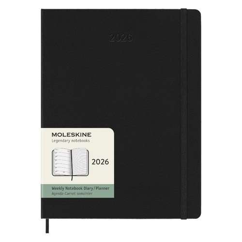 

Еженедельник Moleskine Classic WKNT, 144стр, Черный, WKNT