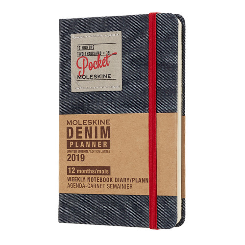 

Еженедельник MOLESKINE Limited Edition DENIM WKNT, 144стр., черный [ddn12wn2]