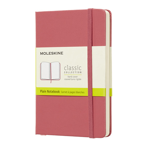 

Блокнот MOLESKINE CLASSIC, 192стр, без разлиновки, твердая обложка, розовый [qp012d11]