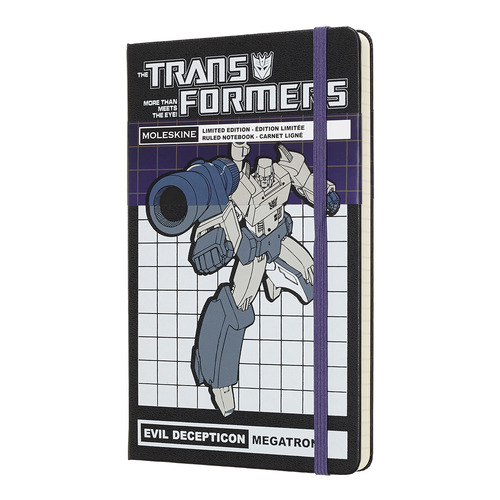 

Блокнот MOLESKINE Limited Edition, 240стр, в линейку [letfqp060mt], TRANSFORMERS