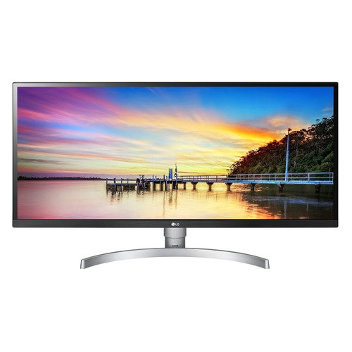 фото Монитор lg 34wk650 34", белый и серебристый [34wk650-w.aruz]