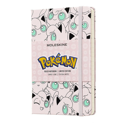 

Блокнот Moleskine Limited Edition, 240стр, в линейку, коллекционный, твердая обложка, белый [lepoqp060clt], POKEMON