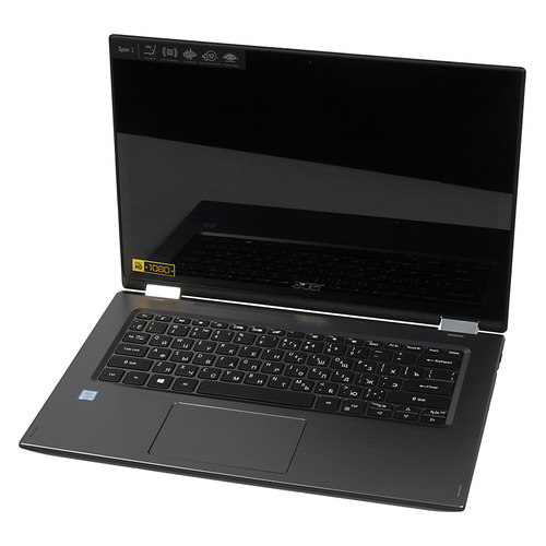 

Ноутбук-трансформер ACER Spin 3 SP314-51-34XH, 14", IPS, Intel Core i3 6006U 2.0ГГц, 4Гб, 500Гб, Intel HD Graphics 520, Windows 10 Home, NX.GUWER.001, металлический