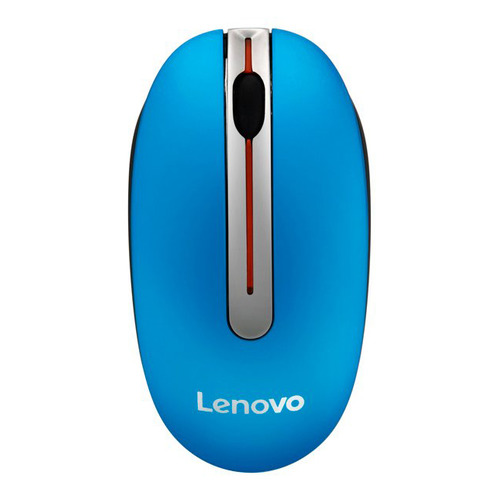 

Мышь LENOVO N3903, оптическая, беспроводная, USB, голубой и серебристый [gx30n72249], N3903