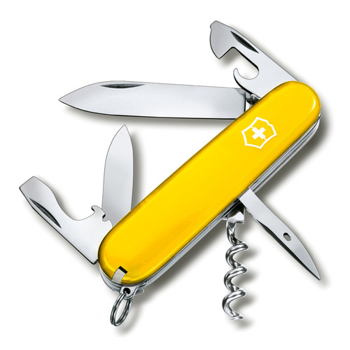 

Складной нож Victorinox Spartan, функций: 12, 91мм, желтый , коробка картонная [1.3603.8r], Spartan