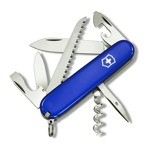 

Складной нож Victorinox Camper, 91мм, синий , коробка картонная [1.3613.2r], Camper