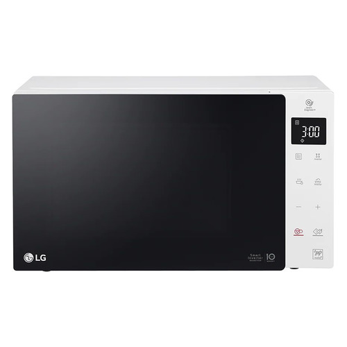 фото Микроволновая печь lg mw25r35gisw, 1000вт, 25л, белый /черный