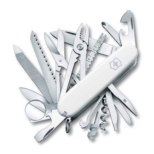 

Складной нож Victorinox SwissChamp, функций: 33, 91мм, белый , коробка картонная [1.6795.7r], SwissChamp
