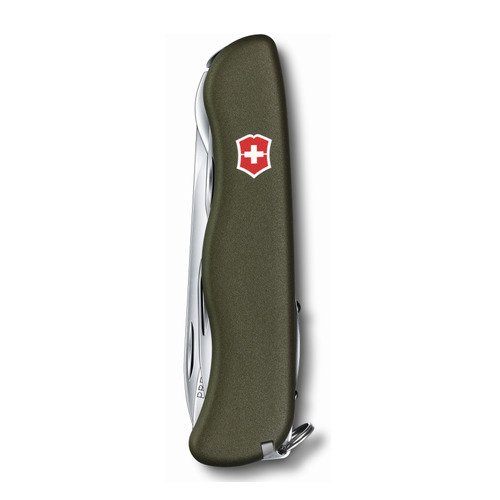 фото Складной нож victorinox outrider, 14 функций, 111мм, зеленый