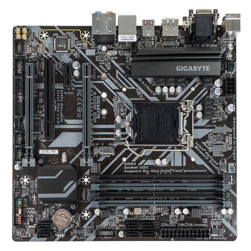 

Материнская плата GIGABYTE B360M D3H, LGA 1151v2, Intel B360, mATX, Ret