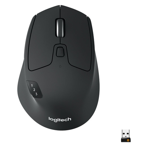 

Мышь Logitech M720 Triathlon, оптическая, беспроводная, USB, черный [910-004791], M720 Triathlon