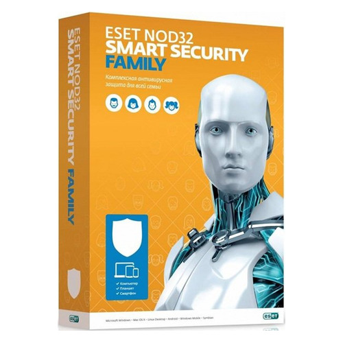 

ПО Eset NOD32 Smart Security Family 3 устройства 1 год Renewal Box (NOD32-ESM-RN(BOX)-1-3)