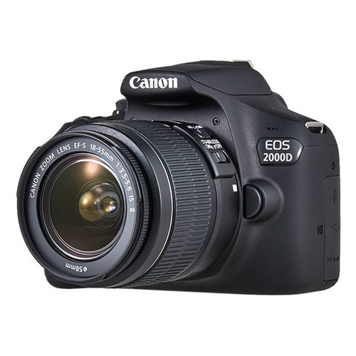 

Зеркальный фотоаппарат CANON EOS 2000D KIT kit ( 18-55mm f/3.5-5.6 IS II), черный