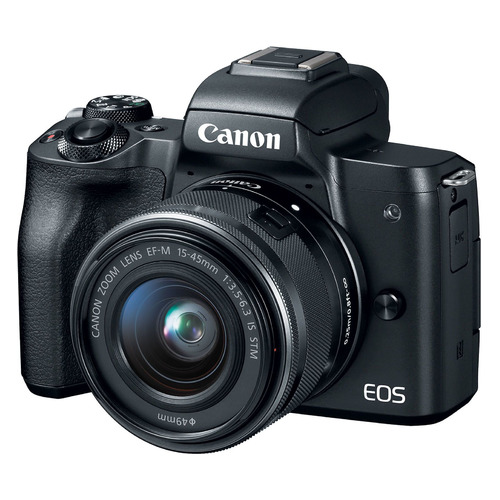 фото Фотоаппарат canon eos m50 kit ( 15-45 is stm), черный [2680c012]