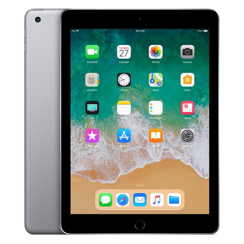 

Планшет APPLE iPad 2018 128Gb Wi-Fi MR7J2RU/A, 2GB, 128GB, iOS темно-серый