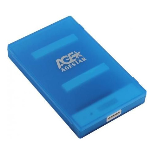 фото Внешний корпус для hdd/ssd agestar 3ubcp1-6g, синий