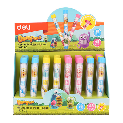 

Грифель Deli BUMPEES EU67200 0.5мм 2B (20гриф) туба 48 шт./кор.