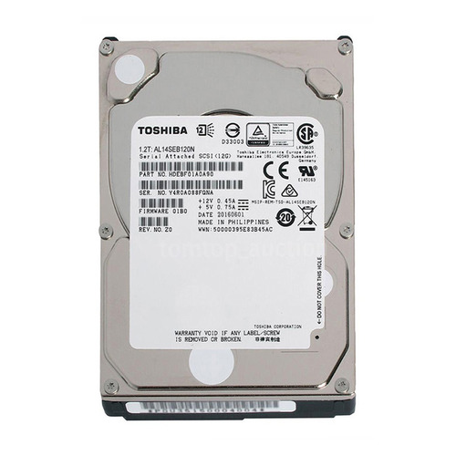 

Жесткий диск TOSHIBA AL14SEB120N, 1.2Тб, HDD, SAS 3.0, 2.5"