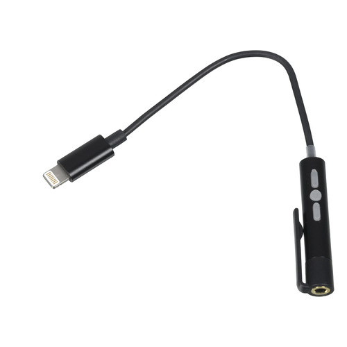 

Переходник HARPER IPC-808, Lightning (m), Jack 3.5мм (m), 0.15м, черный