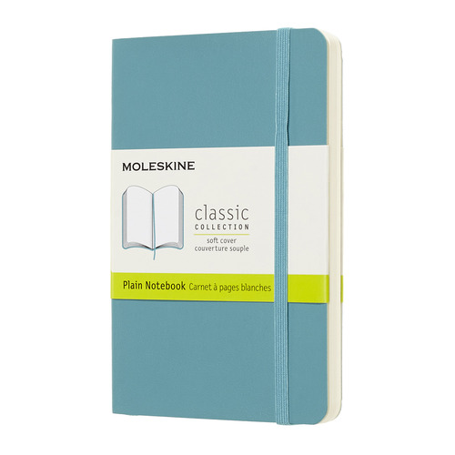 

Упаковка блокнотов MOLESKINE CLASSIC SOFT, 192стр, без разлиновки, мягкая обложка, голубой [qp613b35]