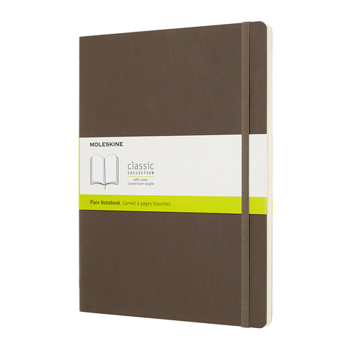 

Блокнот Moleskine CLASSIC SOFT XLarge 190х250мм 192стр. нелинованный мягкая обложка коричневый