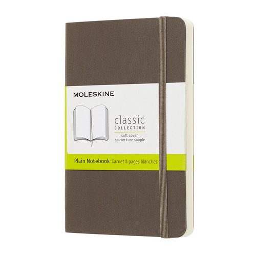

Блокнот MOLESKINE CLASSIC SOFT, 192стр, без разлиновки, мягкая обложка, коричневый [qp613p14]