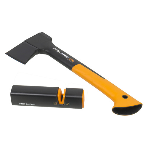 

Топор Fiskars Х7, малый, черный/оранжевый (в комплекте точилка) [1020183], Х7