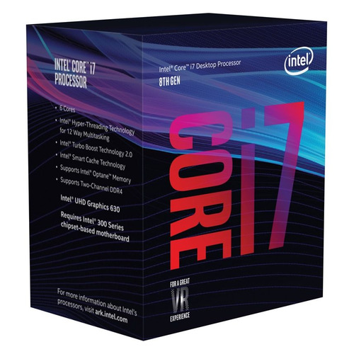 

Процессор INTEL Core i7 8700, LGA 1151v2, BOX