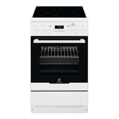 

Электрическая плита ELECTROLUX EKC954907W, стеклокерамика, белый