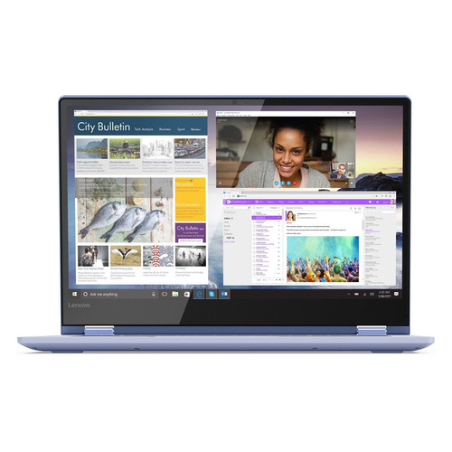 

Ноутбук-трансформер LENOVO Yoga 530-14IKB, 14", IPS, Intel Core i3 7130U 2.7ГГц, 8Гб, 256Гб SSD, Intel HD Graphics 620, Windows 10, 81EK0091RU, синий