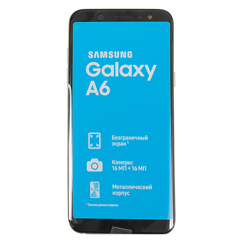 

Смартфон SAMSUNG Galaxy A6 (2018) 32Gb, SM-A600F, золотистый