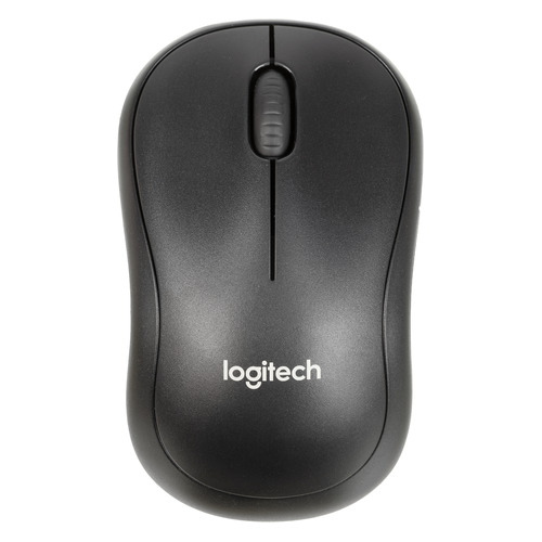 

Мышь Logitech B220, оптическая, беспроводная, USB, черный [910-004881], B220
