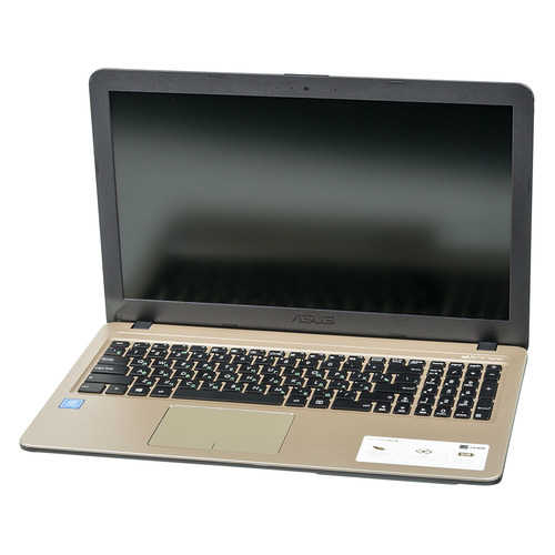 

Ноутбук ASUS VivoBook X540NA-GQ008, 15.6", Intel Pentium N4200 1.1ГГц, 4Гб, 500Гб, Intel HD Graphics интегрированное, Endless, 90NB0HG1-M00790, черный
