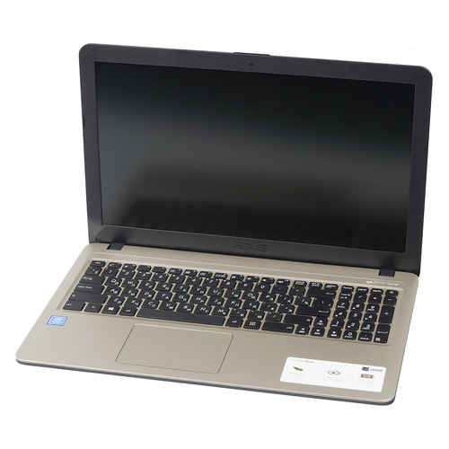 

Ноутбук ASUS VivoBook X540NA-GQ008T, 15.6", Intel Pentium N4200 1.1ГГц, 4Гб, 500Гб, Intel HD Graphics интегрированное, Windows 10, 90NB0HG1-M01690, черный