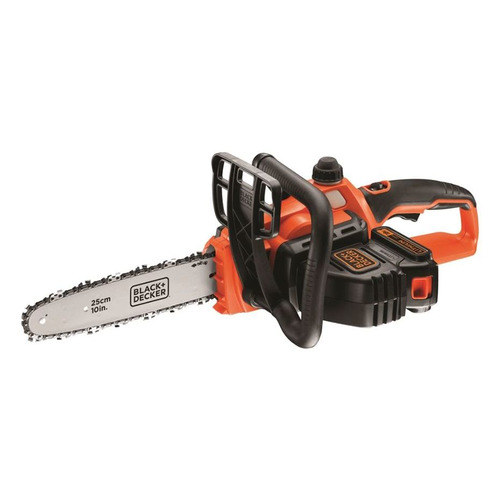 фото Цепная пила black+decker gkc1825l20-qw, аккумуляторная, 18в, 2ач, с одним аккумулятором