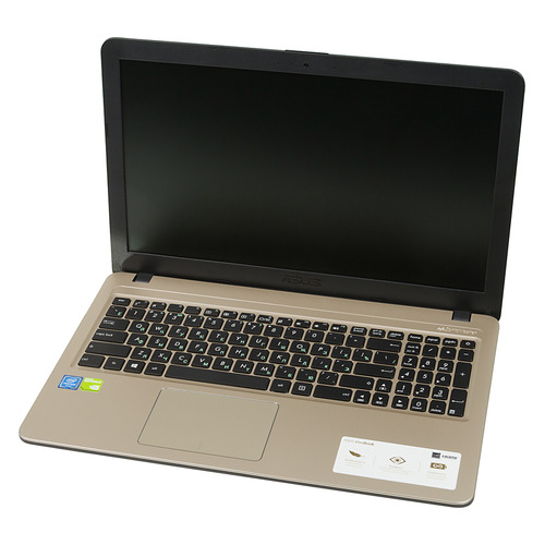 

Ноутбук ASUS VivoBook X540NV-GQ004T, 15.6", Intel Pentium N4200 1.1ГГц, 4Гб, 500Гб, nVidia GeForce 920MX - 2048 Мб, Windows 10, 90NB0HM1-M00060, черный