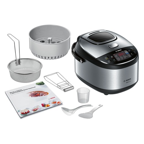 

Мультиварка BOSCH MUC28B64RU, 900Вт, черный/серебристый