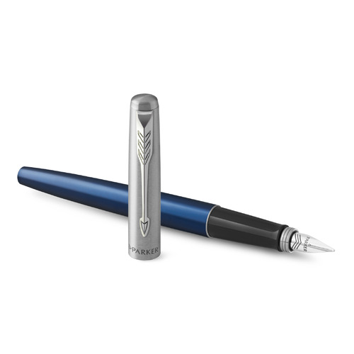 

Ручка перьев. Parker Jotter Core F63 (2030950) Royal Blue CT M сталь нержавеющая подар.кор., F63