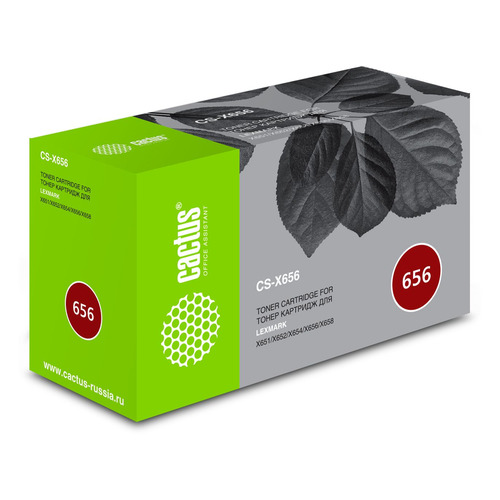 

Картридж Cactus CS-X656, X651H21E, черный / CS-X656, CS-X656