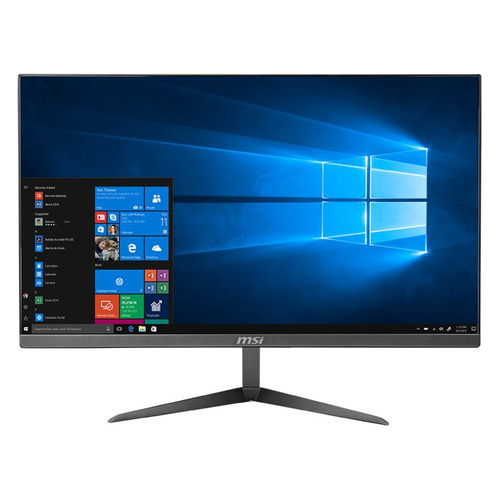 фото Моноблок msi pro 24x 7m-033ru, 23.6", intel pentium 4415u, 4гб, 1000гб, intel hd graphics 610, windows 10, черный [9s6-aec113-033]