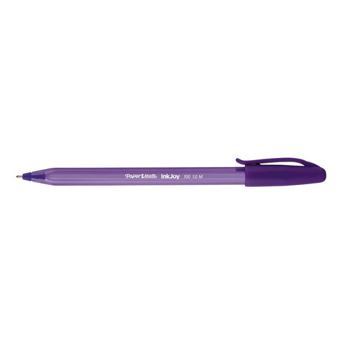 

Ручка шариков. Paper Mate Ink Joy (S0977330) фиолетовый тон. d=1мм кор.карт. одноразовая ручка 1стер 12 шт./кор., Ink Joy
