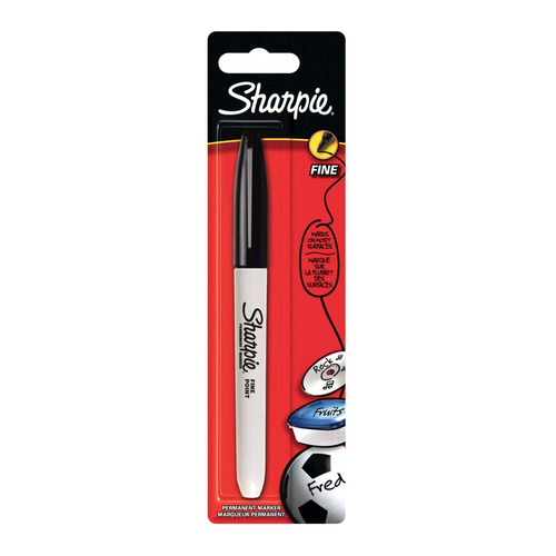 

Маркер перманентный Paper Mate Sharpie Fine S0810980/1985857 черный блистер 12 шт./кор.