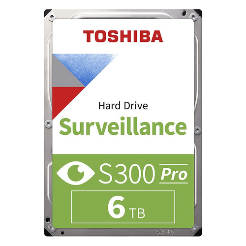 

Жесткий диск Toshiba S300 Pro HDWT360UZSVA, 6ТБ, HDD, SATA III, 3.5", HDWT360UZSVA
